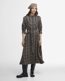 Claudia Check Midi Dress 
