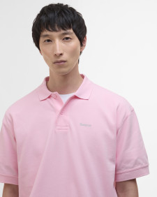Hexham Oversized Polo Shirt Light Pink