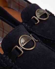 Laire Driving Shoes Navy Suede