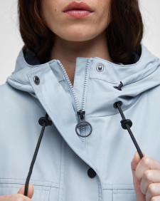 Reese Showerproof Jacket Ice Blue/Dark Navy