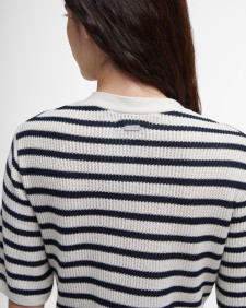 Isla Striped Knitted Midi Dress Multi Stripe