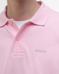 Hexham Oversized Polo Shirt Light Pink