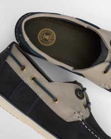 Wake Boat Shoes Navy/Putty