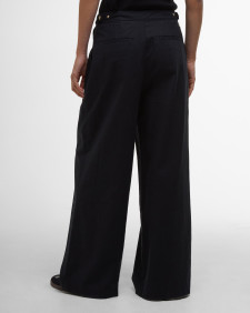 Riley Wide-Leg Trousers Classic Black