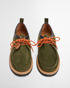 Barbour x Wildbunch Styles Coatham Apron Lace Mocassins Green