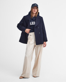 Northumberland Hoodie Navy-White