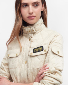 International Quilted Jacket Taupe-Pearl