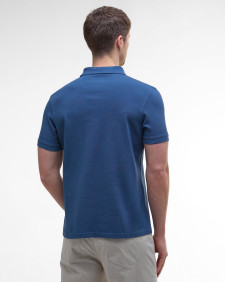Sports Short-Sleeved Polo Shirt Dark Denim