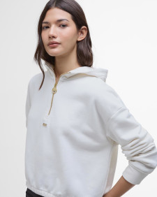 Priya Half-Zip Hoodie Neutral