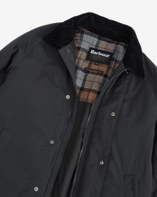 Winter Wadded Showerproof Mac Black Carbon